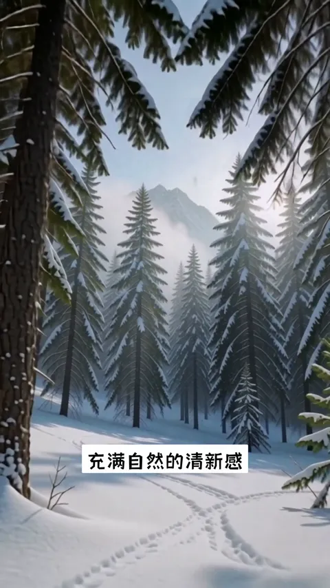 身体护理 · 冬日创意场景 · 视频实际画面